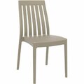 Siesta Soho Dining Chair Dove Gray, 2PK ISP054-DVR